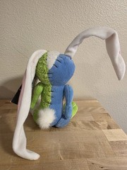 Alex Pardee’s Harm Blue Green & Pink Plush Bunny 2003 With Tag Alex Pardee