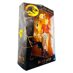 Jurassic Park Amber Collection Dr Ellie Sattler 6″ Figure Mattel NEW SEALED