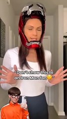 AUTOKING 1:1 Wearable JARVIS Voice Control Cosplay Iron Man MK5 Helmet Mask Gift