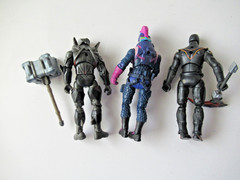 Fortnite Action Figure Lot Jazwares 4.5 3 Figures and 2 Accessories