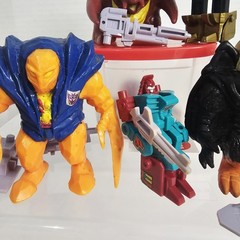 1989 Transformers G1 Monstructor Pretender Slog, Icepick & Birdbrain Mostly Comp