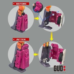 GO BETTER 3D DIY Filler Upgrade Kit For SS86 Hot Rod/40th/SG Rodimus Accessories