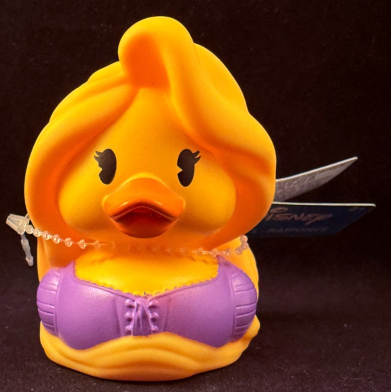 Disney – Tangled – Rapunzel – Rubber Duck – Approx 2.5″ High – Duckalooz