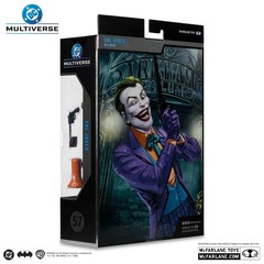 DC Multiverse McFarlane Edition Joker (Batman 1989) 7″ Figure w FREE POSTER