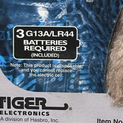 AI Artificial Intelligence Super Toy Teddy Plush Clip On 3″ 2001 Dead Battery