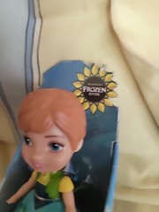 Mini Toddler Frozen Fever Anna Disney Jakks Pacific 3.5″ 2017 Figure Doll 4+