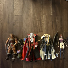 Mixed Lot Action Figure Set w/ Accessories Multicolor Plastic Figures
