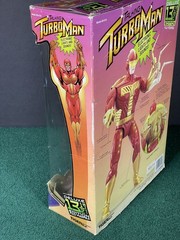 Original 1996 Talking TURBOMAN action figure, Jingle All The Way Schwarzenegger