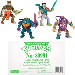TMNT Classic Mutant Figure 4-Pack Rat King Casey Jones Slash Mutagen Man 80981