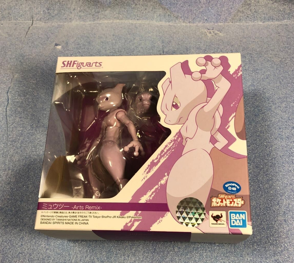 Bandai S.H. Figuarts Pokemon Mewtwo Arts Remix Action Figure from Japan JP MINT