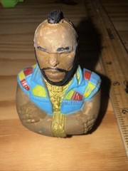 1983 Vintage A-TEAM MR T 3″ Inch 3 Dimensional Eraser Loose RARE
