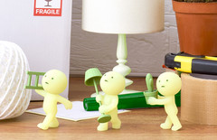 Smiski Moving Series Glow in the Dark Mini Figure Random 1pc Blind Box