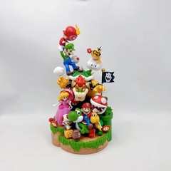 Super Mario PVC Diorama Figure Set 30cm Collectible Display Statue Toy