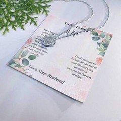 Gift for Wife Pendant Love Knot Necklace