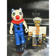 PhatMojo Piggy Clowny and Roblox Steampunk Action Figure Bundle Lot of 2