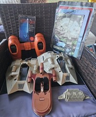 Vtg 1980’s Star Wars Battleships Action Fleet Lot Pre Owned Condition 4 Parts #E