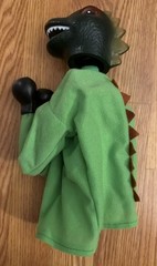 Vintage Rojus Komodo Dragon Lizard Punchosaurus Godzilla Boxing Punching Puppet