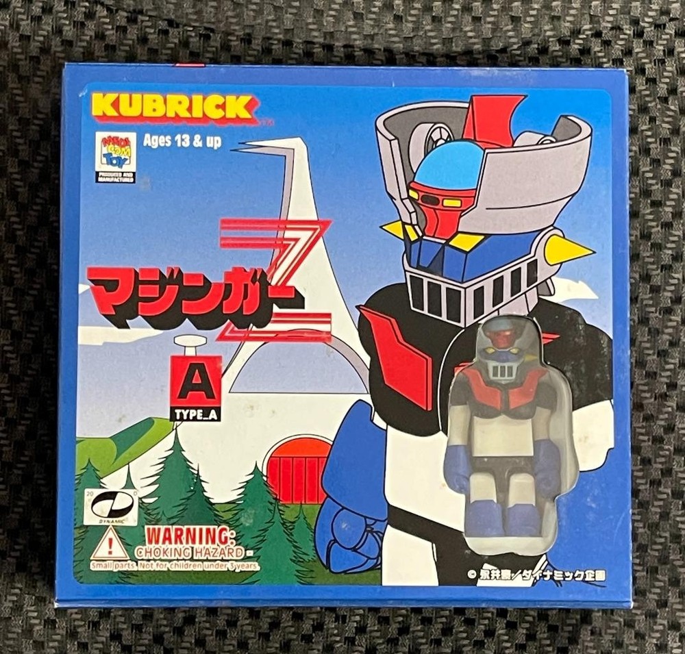 MEDICOM KUBRICK MAZINGER Z TYPE A BOX COMPLETE SET JAPAN (MEDKUB010) BRAND NEW.