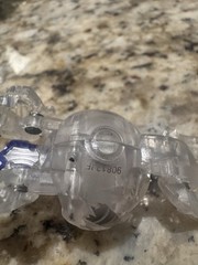 Bakugan New Vestroia BakuCrystal Verias 620G Clear Translucent B3 Blue Beard