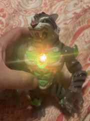 Lot of 2 Mr. Beast Lab Figures: 2 Different Tigers They Light Up And Have Sound