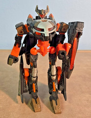 2005 Transformers SIDEWAYS Cybertron Galaxy Deluxe Class (w/ replacement Key)