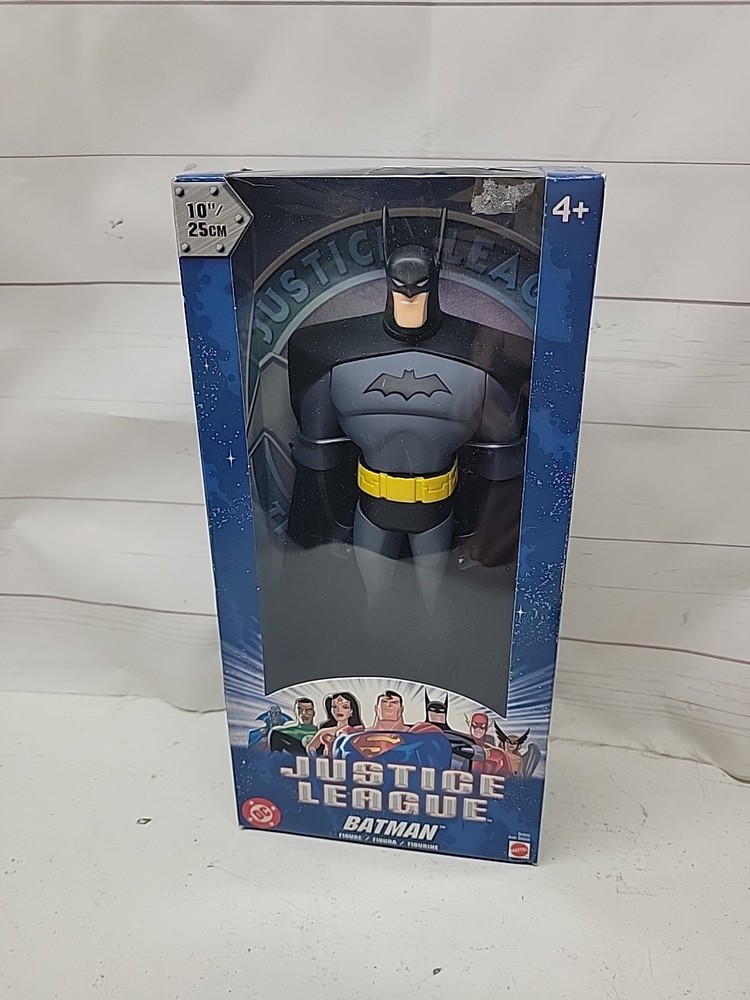 2003 Mattel DC Comics Justice League Batman 10″ Action Figure NIB B4950