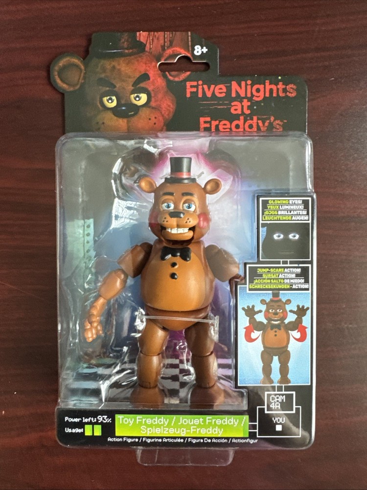 Jazwares Five Nights at Freddy’s FNAF TOY FREDDY 5″ Action Figure NEW 2025