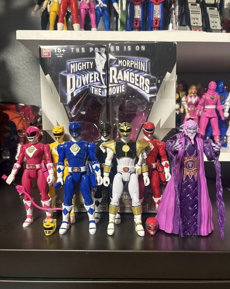 Mighty Morphin Power Rangers Legacy Movie Exclusive Figures Set