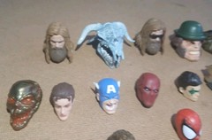 Marvel Legends Fodder Heads Lot of 11 Only