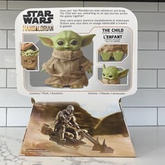 STAR WARS MANDALORIAN THE CHILD BABY YODA 11″ TALKING PLUSH IN SATCHEL, Grogu..
