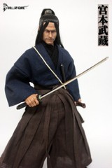 Miyamoto Musashi Rooted Hair Head＆Clothing Sets 1/6 Action Figure DOLLSFIGURE