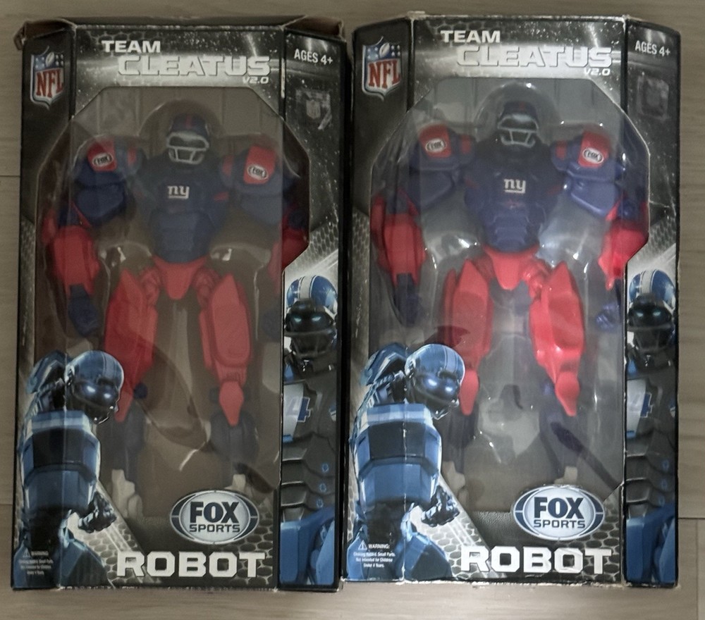 Fox Sports Team Cleatus NFL Robot Football Action Figure Boxed Ages 4+
