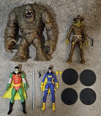 McFarlane DC Multiverse Batman Lot Tim Drake Robin Scarecrow Batgirl Clayface