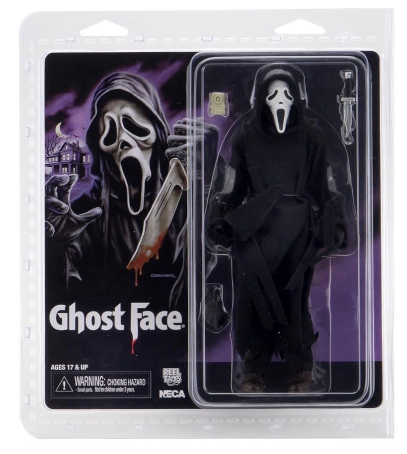 NECA Scream Ghostface 8” Action Figure Ghost Face Reel Toys Fast Shipping 🔥