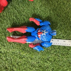 Spider-Man 2018 & Captain America Mech Strike Monster Hunters 2022 Figures