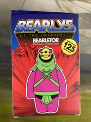 Bearly Bearletor Electric Skeletor 5″ MOTU Black Light Plastic Empire Available