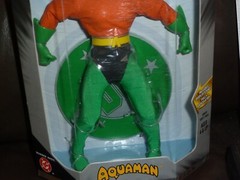 HASBRO DC SUPERHEROES 9 INCH FIGURE BOXED AQUAMAN GREEN ARROW LANTERN 3 FIGURES