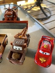 Cars Movie Figure Lot Of 10 Mixed PreOwned Played With See Photos