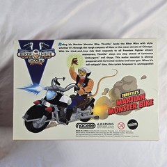 Biker Mice From Mars THROTTLE w Sprocket Launcher Hotdog Nacelle Figure 2024 New