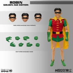 Mezco Toys One:12 Batman Robin Golden Age Edition Anime Action Figure In Stock