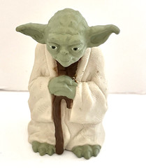 Lot 5 Star Wars 1980 Leia 1977 Chewbacca 1996 Yoda 2001 Darth 2008 Jar Jar