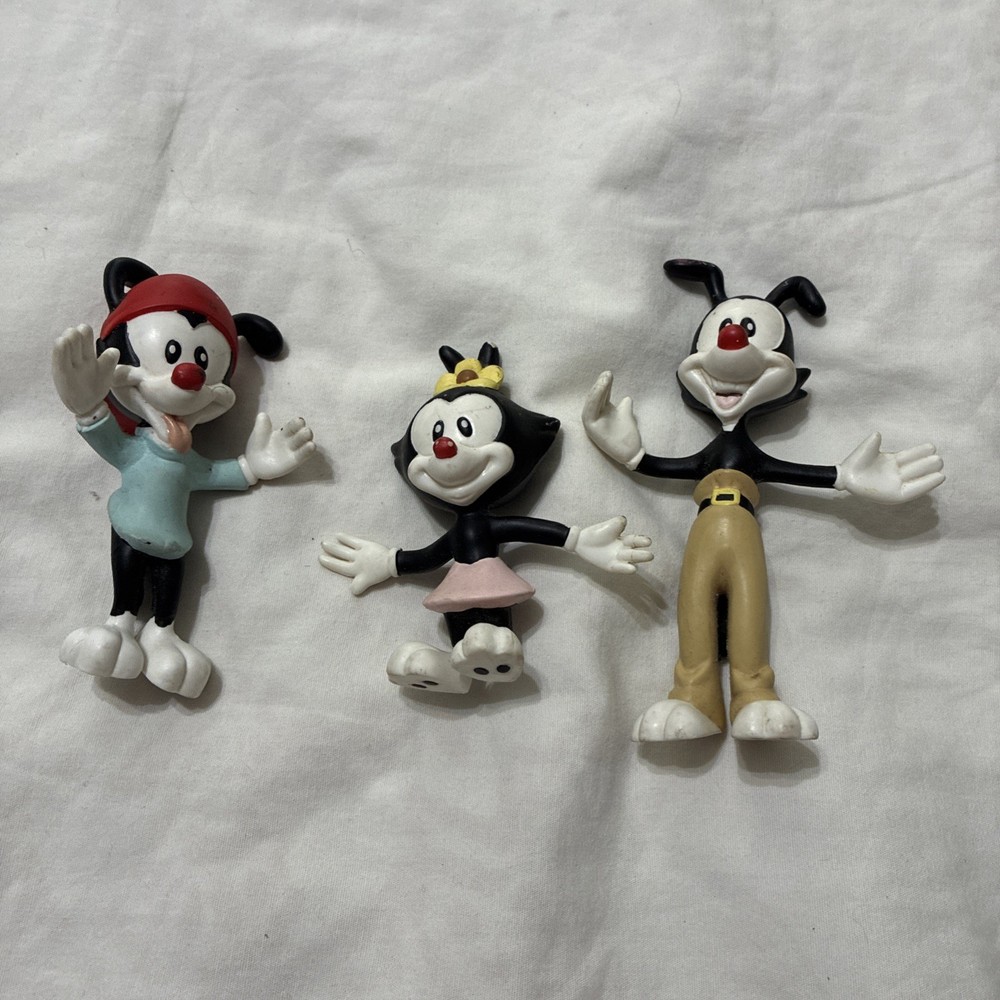 1994 Bendems WB Animaniacs Lot Wakko Yakko Dot Original Just Toys Cartoon