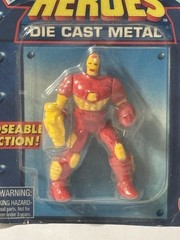 Iron Man Heavy Metal Heroes Die Cast Metal Marvel Toy Biz 1997