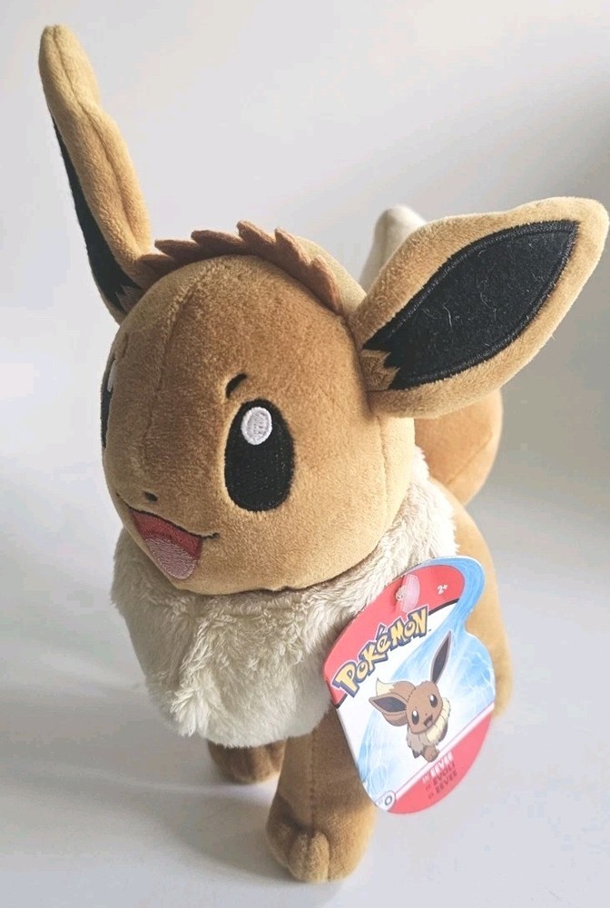 Pokémon WCT Eevee Plush Stuffed Animal Toy Wicked Cool Toys 8″