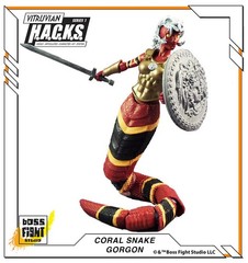 Coral Snake Gorgon Vitruvian H.A.C.K.S. Series 1 Boss Fight Studio 4″ Figure