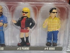 Set Of 3 Micro Icons Bikers Series 1 .All have magnetic feet 2000-2009 Original