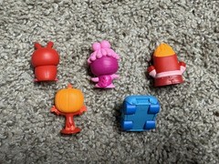 Disney Doorables Neon Pop Pumpkin Jack Boo Sally Anger Francis Ultra Rare Lot