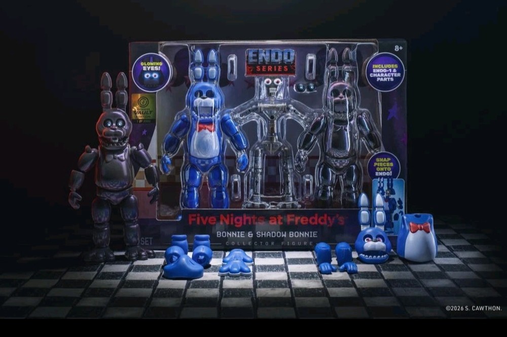 Five Nights at Freddy’s Endo-01 (Classic Bonnie and Shadow Bonnie) ~ IN HAND