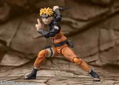 New Bandai S.H.Figuarts Naruto Uzumaki Battle Scarred-Tamashii Action Figure Toy