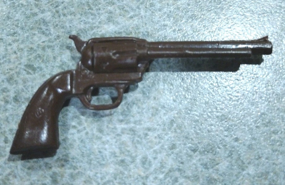 1960’s-70’s Marx Johnny Jane West Brown Pistol Nice Cond